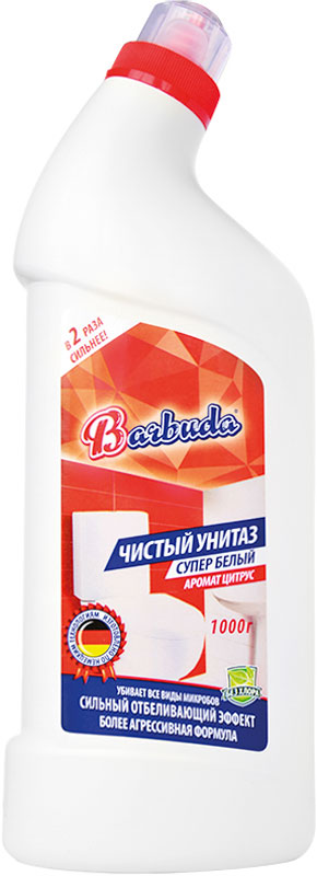 Гель для чищення унітазів BARBUDA, 1000мл